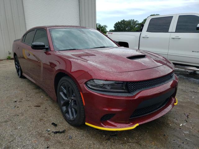 2C3CDXHG5PH576236 - 2023 DODGE CHARGER GT BURGUNDY photo 4