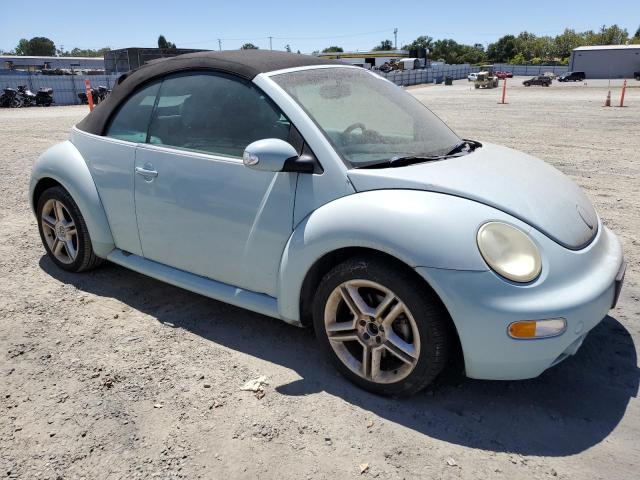 3VWCD31Y35M301029 - 2005 VOLKSWAGEN NEW BEETLE GLS BLUE photo 4