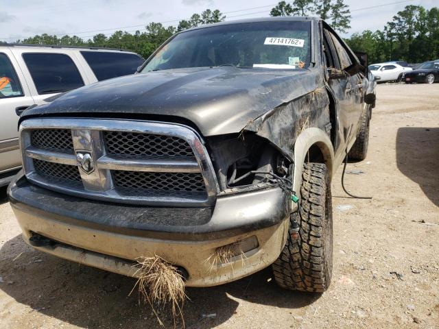 1C6RD6PT7CS101325 - 2012 DODGE RAM 1500 LONGHORN BROWN photo 2