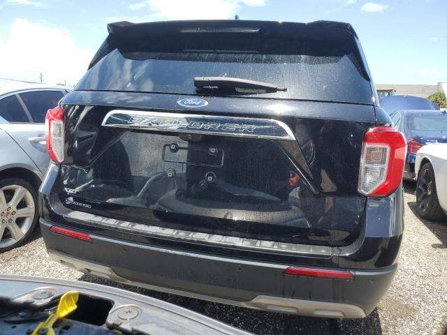 1FMSK7DHXNGA58090 - 2022 FORD EXPLORER XLT BLACK photo 6