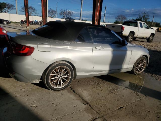 WBA1K9C53GV321955 - 2016 BMW 228 I SULEV SILVER photo 3