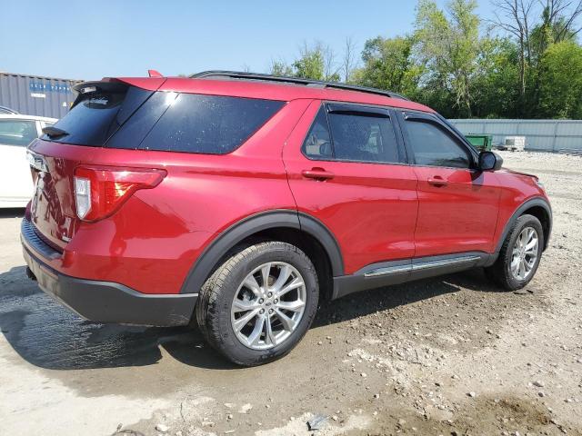 1FMSK8DHXLGA50168 - 2020 FORD EXPLORER XLT RED photo 3