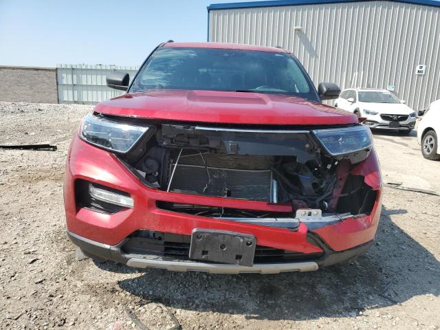 1FMSK8DHXLGA50168 - 2020 FORD EXPLORER XLT RED photo 5