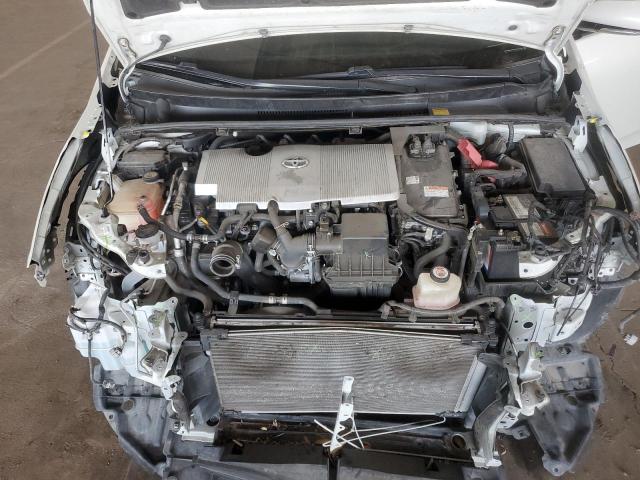 JTDKARFU3J3552581 - 2018 TOYOTA PRIUS Biały zdjęcie 11