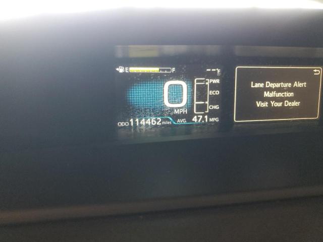 JTDKARFU3J3552581 - 2018 TOYOTA PRIUS Biały zdjęcie 9