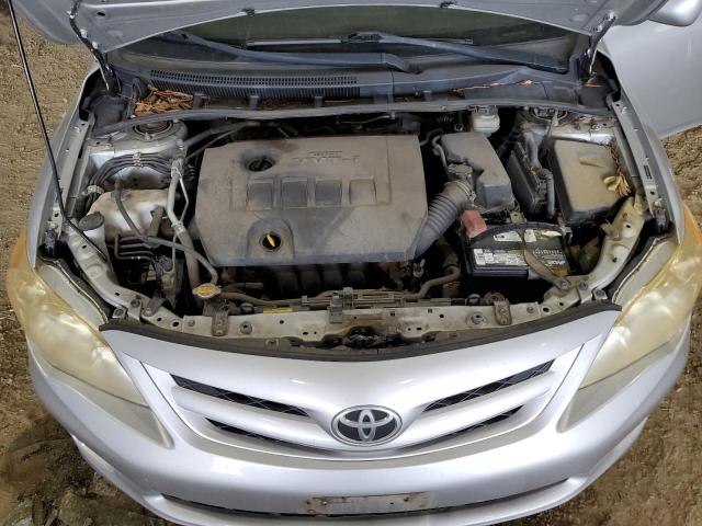 JTDBU4EE6BJ104112 - 2011 TOYOTA COROLLA BASE Plata foto 11