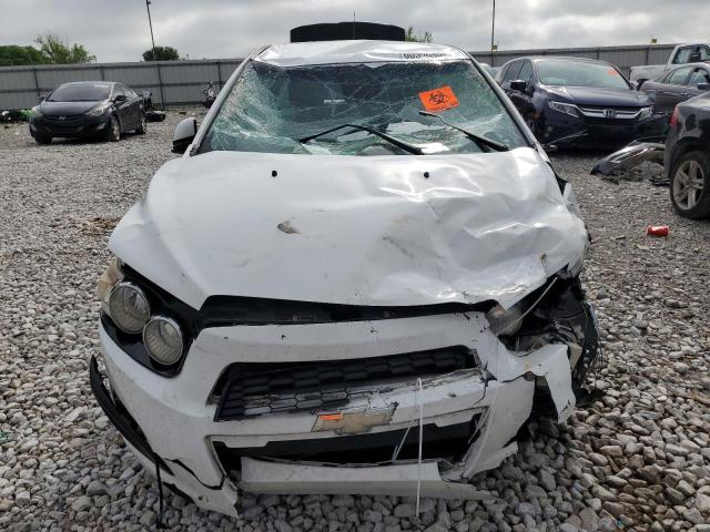 1G1JA6SH0C4146038 - 2012 CHEVROLET SONIC LS WHITE photo 5