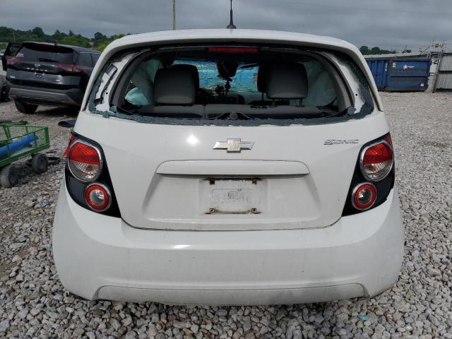 1G1JA6SH0C4146038 - 2012 CHEVROLET SONIC LS WHITE photo 6