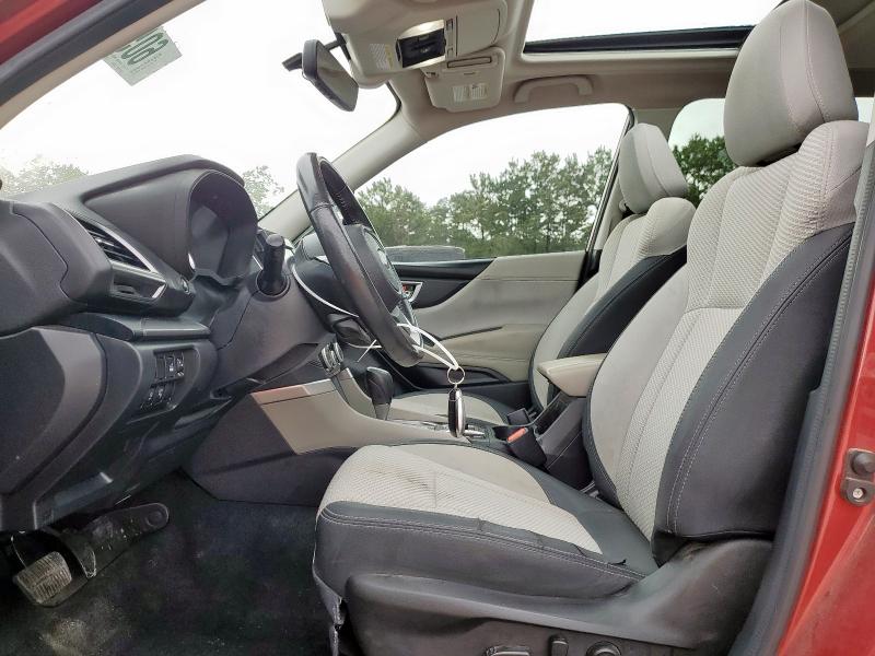 JF2SKAJC5LH600439 - 2020 SUBARU FORESTER PREMIUM MAROON photo 7