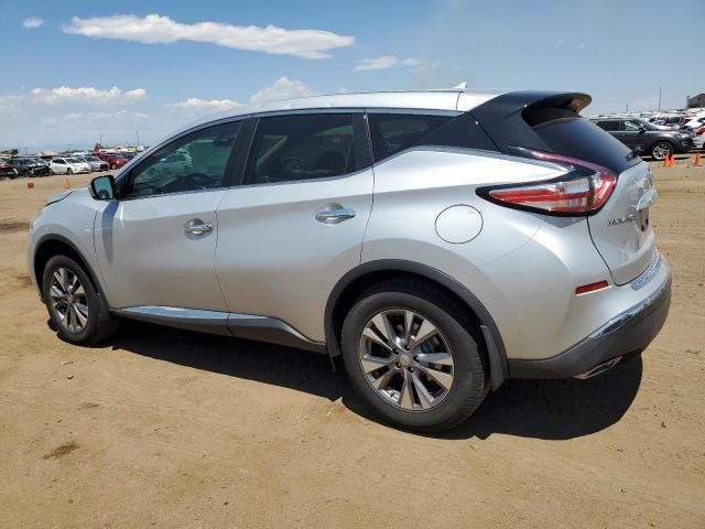 5N1AZ2MH0FN208974 - 2015 NISSAN MURANO S SILVER photo 2