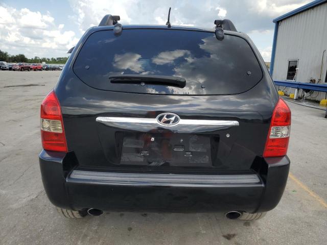 KM8JN12D76U365039 - 2006 HYUNDAI TUCSON GLS BLACK photo 6