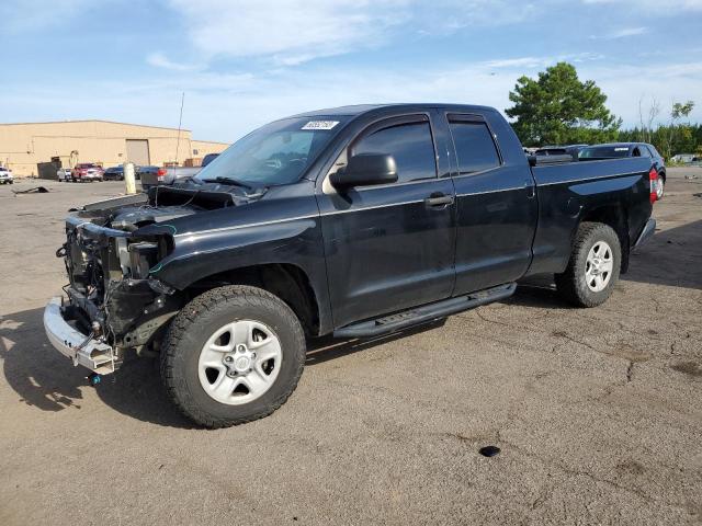 5TFRM5F10JX133519 - 2018 TOYOTA TUNDRA DOUBLE CAB SR/SR5 BLACK photo 1