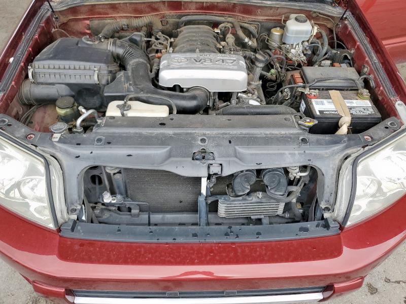 JTEZT14R658006953 - 2005 TOYOTA 4RUNNER SR5 Tünd qırmızı foto 12
