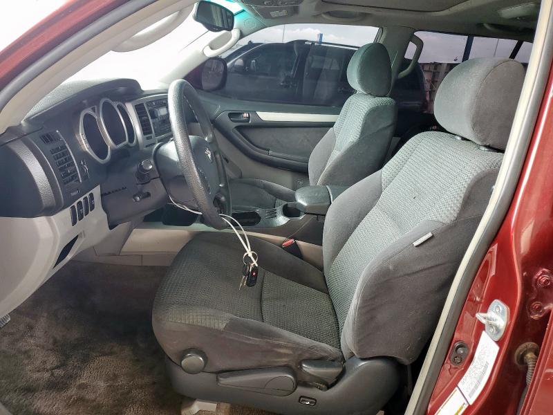 JTEZT14R658006953 - 2005 TOYOTA 4RUNNER SR5 Tünd qırmızı foto 7