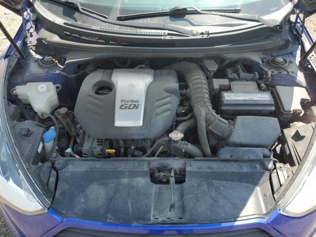 KMHTC6AEXEU207220 - 2014 HYUNDAI VELOSTER TURBO BLUE photo 11