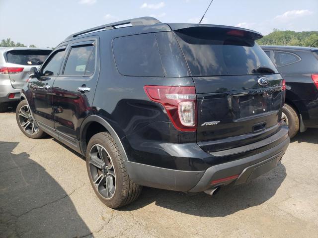 1FM5K8GT3EGA95436 - 2014 FORD EXPLORER SPORT BLACK photo 2