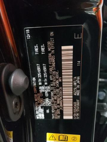 JTJBARBZ9K2206136 - 2019 LEXUS NX 300 BASE Qara foto 13
