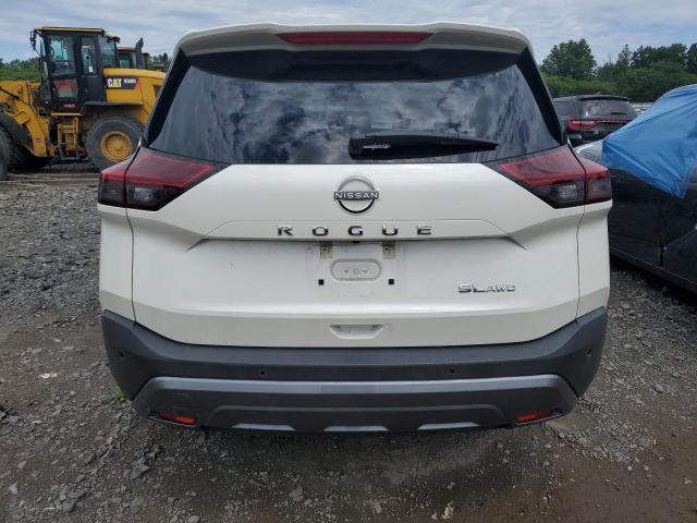 5N1BT3CB8PC805649 - 2023 NISSAN ROGUE SL WHITE photo 6