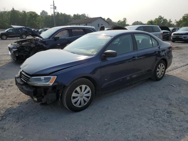 3VW2K7AJ0EM375648 - 2014 VOLKSWAGEN JETTA BASE 蓝色 照片 1