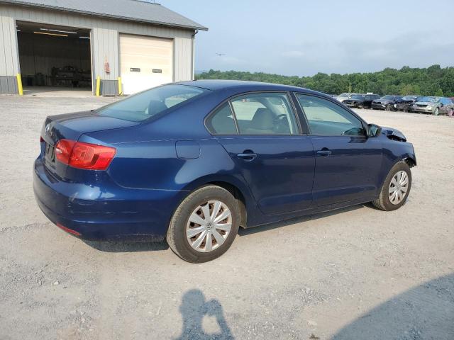 3VW2K7AJ0EM375648 - 2014 VOLKSWAGEN JETTA BASE 蓝色 照片 3