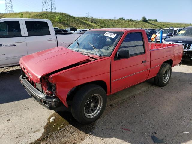 JN6ND11S6GW010634 - 1986 NISSAN D21 SHORT BED RED photo 1