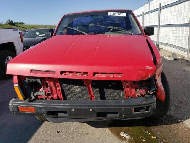 JN6ND11S6GW010634 - 1986 NISSAN D21 SHORT BED RED photo 5