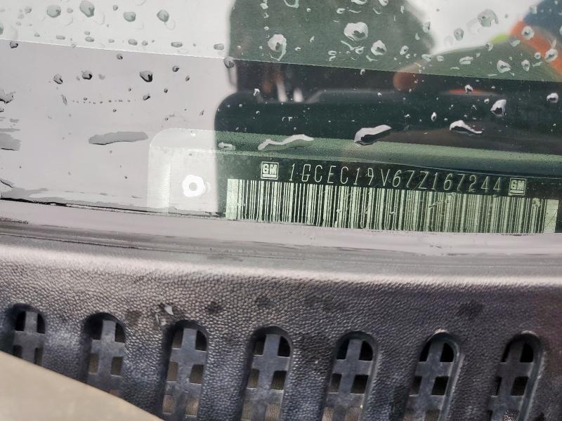 1GCEC19V67Z167244 - 2007 CHEVROLET SILVERADO C1500 CLASSIC Boz foto 12