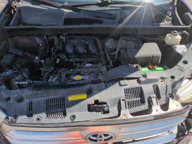 5TDBK3EHXBS053307 - 2011 TOYOTA HIGHLANDER BASE Бордовий фото 12