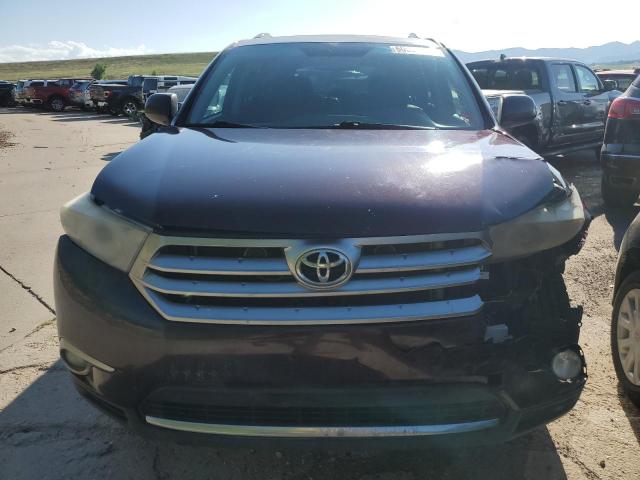 5TDBK3EHXBS053307 - 2011 TOYOTA HIGHLANDER BASE Бордовий фото 5