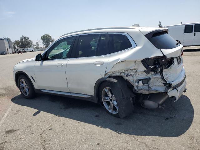 5UXTY3C03M9G42203 - 2021 BMW X3 SDRIVE30I WHITE photo 2