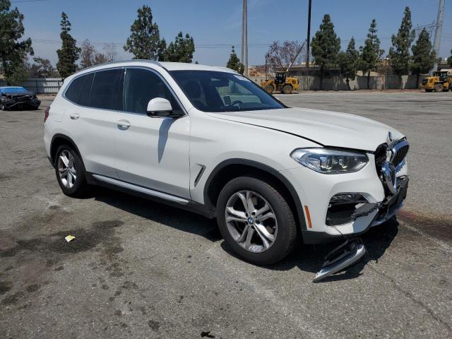 5UXTY3C03M9G42203 - 2021 BMW X3 SDRIVE30I WHITE photo 4