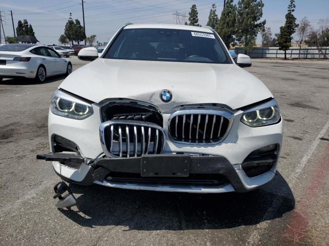 5UXTY3C03M9G42203 - 2021 BMW X3 SDRIVE30I WHITE photo 5