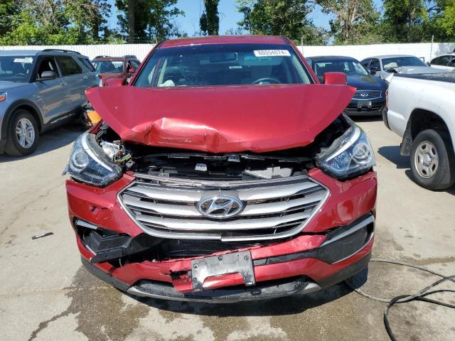 5XYZT3LB2JG539521 - 2018 HYUNDAI SANTA FE S RED photo 5