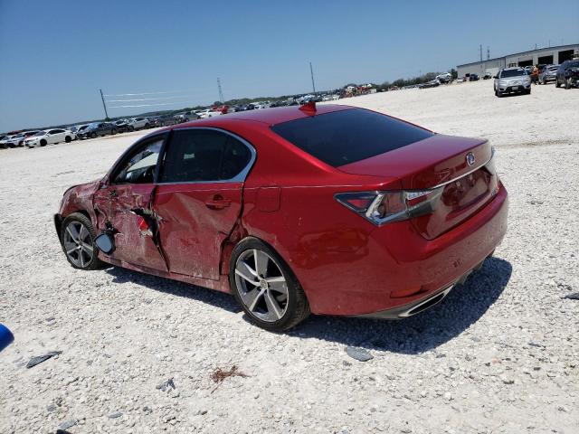 JTHBZ1BL2GA000385 - 2016 LEXUS GS 350 BASE RED photo 2