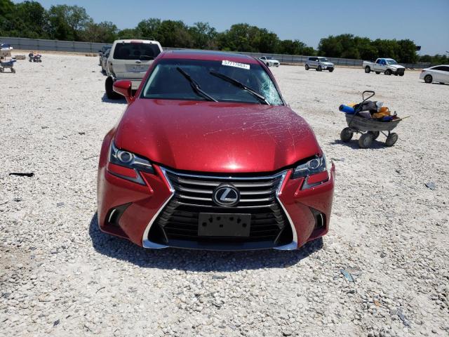 JTHBZ1BL2GA000385 - 2016 LEXUS GS 350 BASE RED photo 5