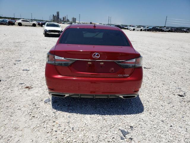 JTHBZ1BL2GA000385 - 2016 LEXUS GS 350 BASE RED photo 6