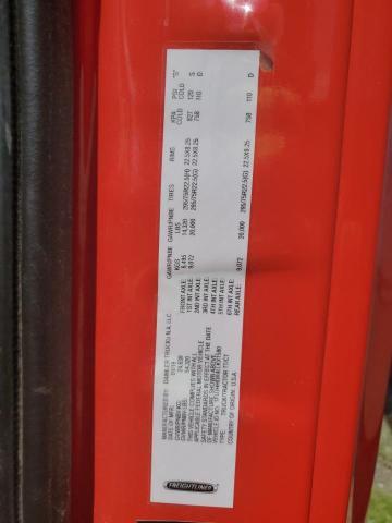 1FUJHHDR4LLKX1580 - 2020 FREIGHTLINER CASCADIA 1 RED photo 9