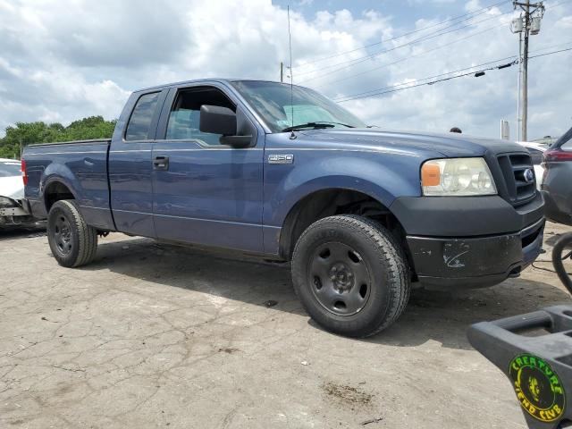 1FTRX14W26NA37599 - 2006 FORD F150 BLUE photo 4