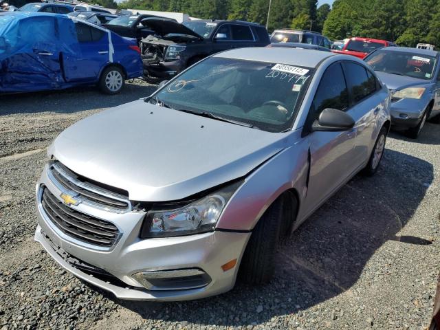 1G1PA5SH8F7208499 - 2015 CHEVROLET CRUZE LS SILVER photo 2