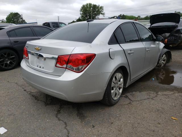 1G1PA5SH8F7208499 - 2015 CHEVROLET CRUZE LS SILVER photo 4