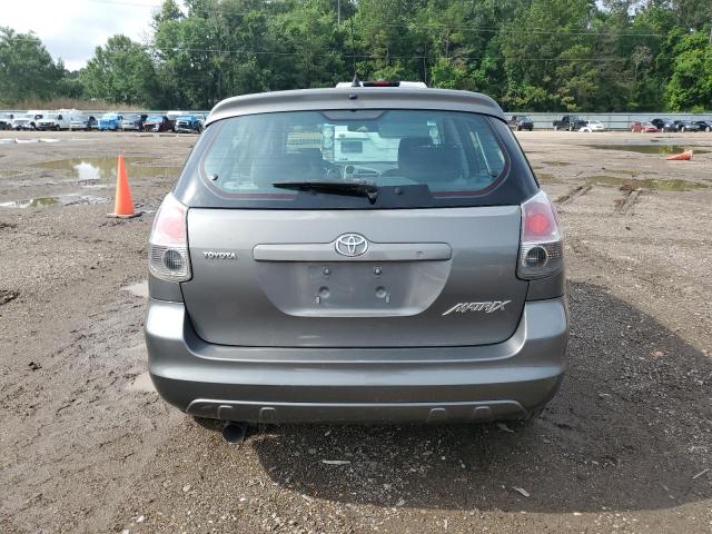 2T1KR32E78C697600 - 2008 TOYOTA COROLLA MA XR GRAY photo 6