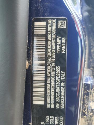 ZACCJBAT3GPD25955 - 2016 JEEP RENEGADE SPORT BLUE photo 14