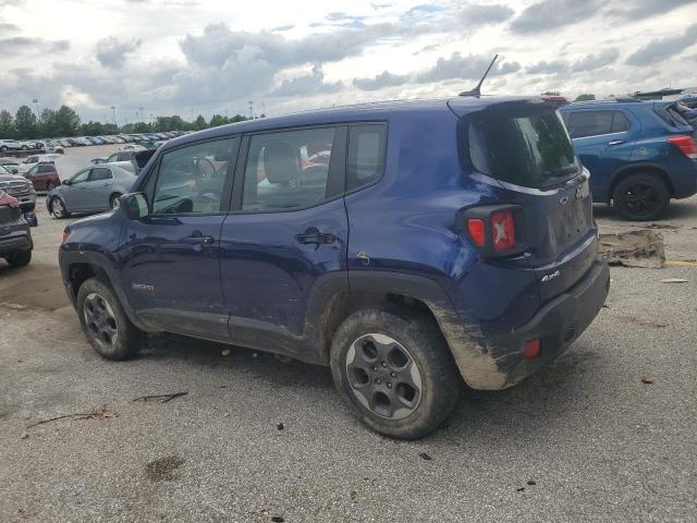 ZACCJBAT3GPD25955 - 2016 JEEP RENEGADE SPORT BLUE photo 2