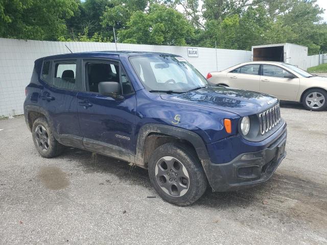 ZACCJBAT3GPD25955 - 2016 JEEP RENEGADE SPORT BLUE photo 4