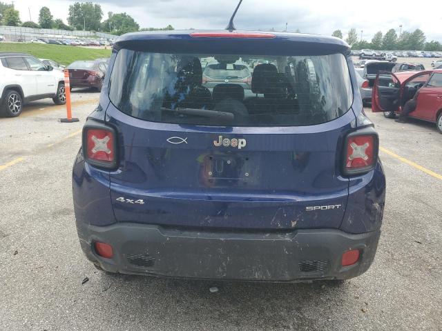 ZACCJBAT3GPD25955 - 2016 JEEP RENEGADE SPORT BLUE photo 6