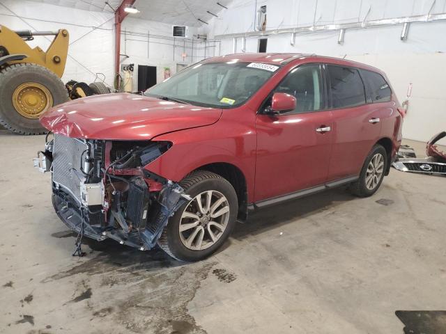 5N1AR2MM7EC725972 - 2014 NISSAN PATHFINDER S RED photo 1