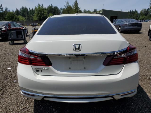 1HGCR2F04HA099001 - 2017 HONDA ACCORD EX WHITE photo 6