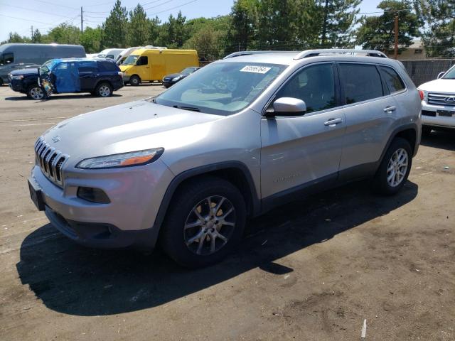 1C4PJMCB0FW734188 - 2015 JEEP CHEROKEE LATITUDE SILVER photo 1