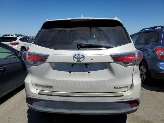 5TDJKRFH0GS343821 - 2016 TOYOTA HIGHLANDER XLE WHITE photo 6
