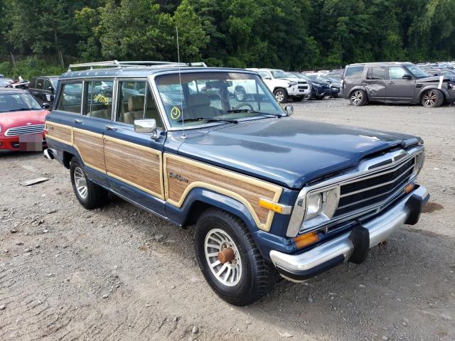 1JCNJ15U7JT215071 - 1988 JEEP GRAND WAGO BLUE photo 4